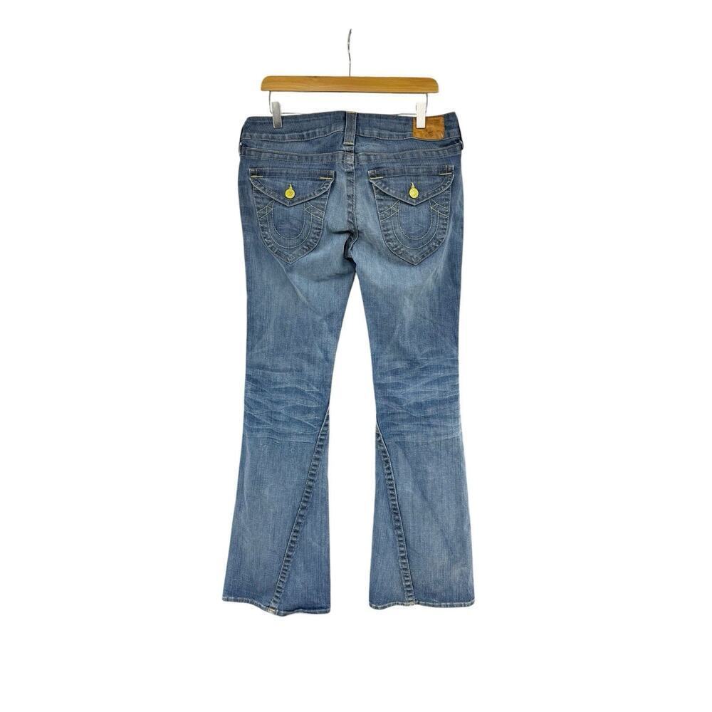 Vintage Y2K Becca Twist Seam Womens Bootcut Jeans Low Mid Rise Size 32